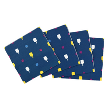 Load image into Gallery viewer, Pickleball Cocktail Napkins (20-Pack) - Navy: Default