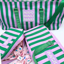 Load image into Gallery viewer, Premium Mahjong Tile Bags  |  Fits Most Large Tile Sets  : Arrows-Red Tile Bag