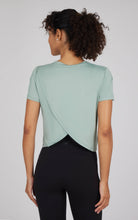 Load image into Gallery viewer, Women's Super Soft Short Sleeve Tee w Tulip Back: White