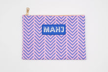 Load image into Gallery viewer, Premium Mahjong Card &amp; Accessory Bag: Diamond- Orange Card &amp; Accessory Bag