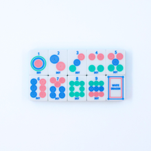 Load image into Gallery viewer, Crystal Prism Blue | Mahjong with Bold Angles and Vibrant Vibes | 1.25" x 0.9" x 0.7"