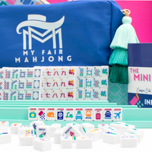 Load image into Gallery viewer, MINI TRAVEL MAHJONG  |  Mini Anywhere Series  |  White