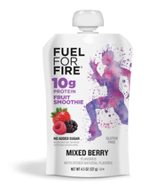 Load image into Gallery viewer, Fuel For Fire Mixed Berry Fruit &amp; Protein Smoothie 4.5 oz