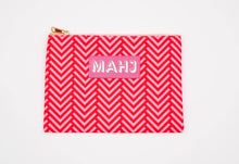 Load image into Gallery viewer, Premium Mahjong Card &amp; Accessory Bag: Diamond- Orange Card &amp; Accessory Bag