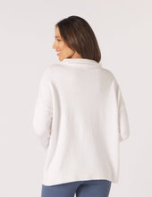 Load image into Gallery viewer, Elevated 1/4 Zip: White: White / S