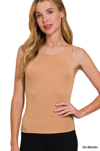 Zenana Double Layered  Tank Top: RUBY-168997 / L