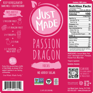 Passion Dragon Cold Pressed Juice