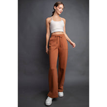 Load image into Gallery viewer, FLEECE FRENCH TERRY STRAIGHT LEG PANTS: H Grey / S-M-L(2-2-2)