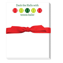 Load image into Gallery viewer, HOLIDAY TENNIS MINI NOTEPADS: DECK THE HALLS
